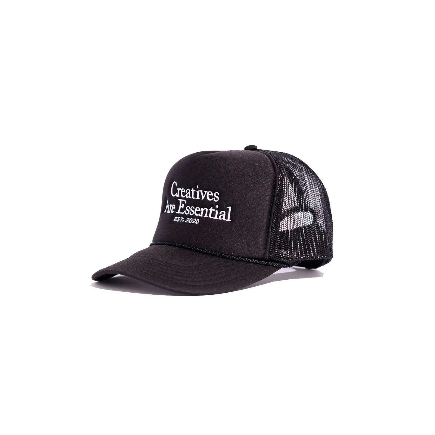 Black/White TRUCKER Hat
