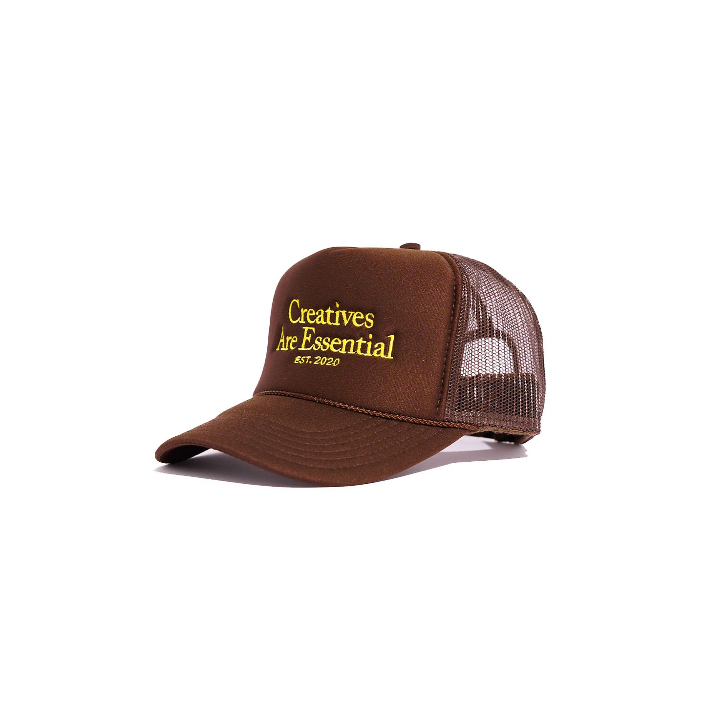 Brown/Yellow TRUCKER Hat