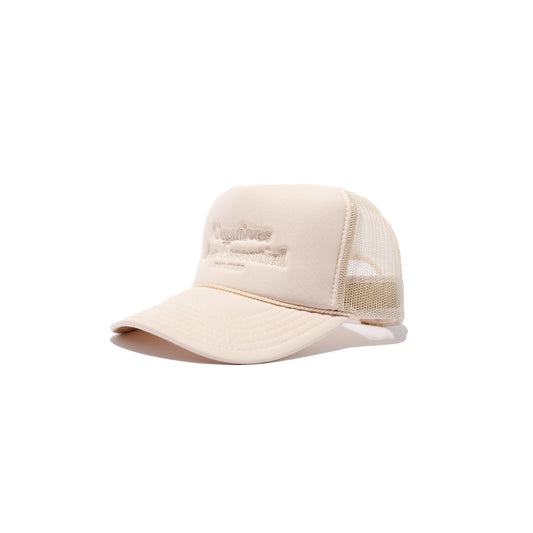 Cream TRUCKER Hat